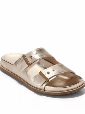 Cole Haan Gold Sandals NWOT